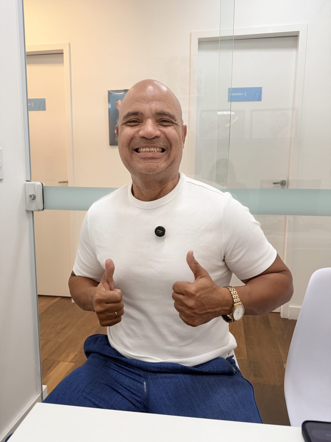 Foto do sorriso final, Constantino